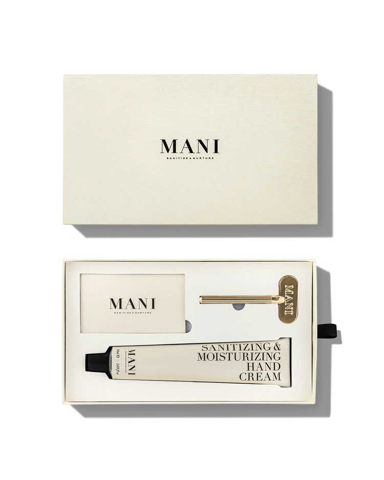 MANI Sanitizing & Moisturizing Hand Cream Set
