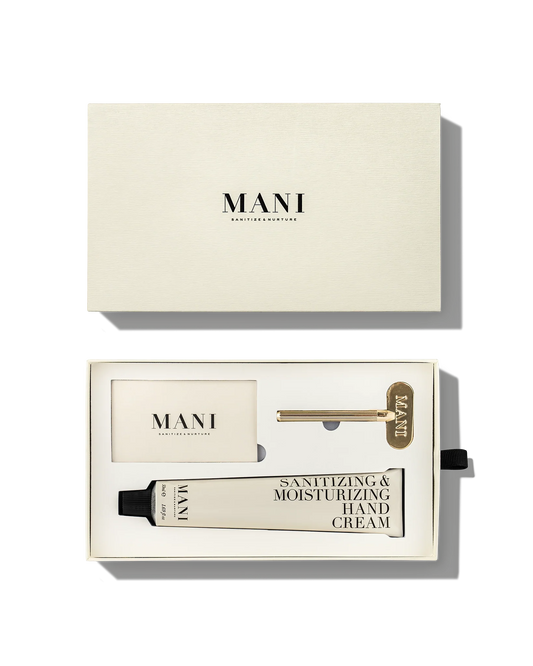 MANI Sanitizing & Moisturizing Hand Cream Set